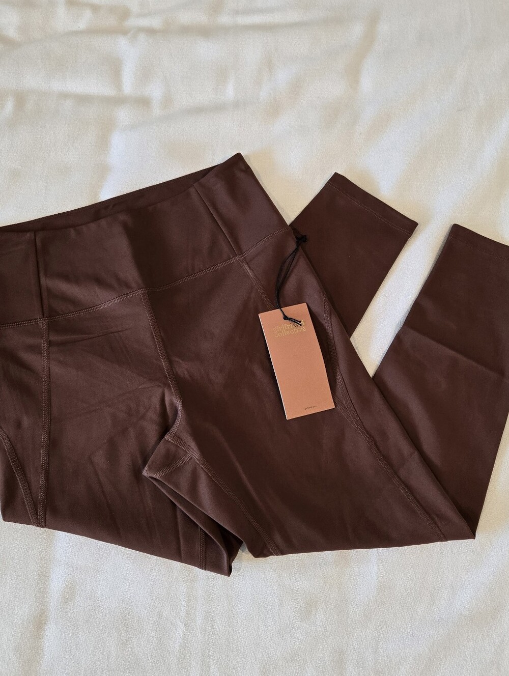 NWT Girlfriend Collective Compressive High-Rise Legging Brown Size Medium New